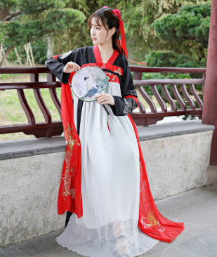 会员价139元传统汉服女成人齐胸襦裙中国风复古改良刺绣仙女服学生摄影服